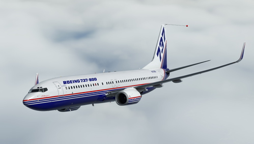 PMDG 737-800 Boeing house colors N737BX