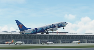 PMDG 737-800 China Southern Airlines with Guizhou Livery 中国南方航空 贵州号 thumbnail 1