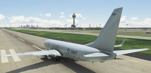 PMDG 737-800 classified P-8A of the Dallas Love Field unit that's been hiding in plain sight.
