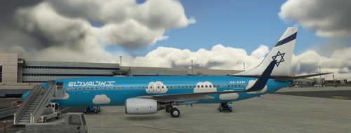 PMDG 737-800 EL AL (4X-EKM - 2019) 4K Accurate