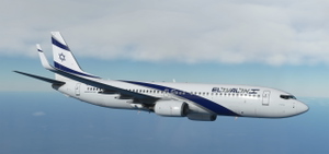 PMDG 737-800 | El Al Israel Airlines 4X-EKB | 4K thumbnail 4