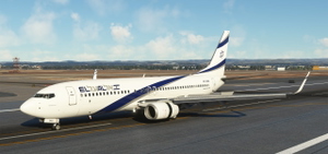 PMDG 737-800 | El Al Israel Airlines 4X-EKB | 4K thumbnail 1