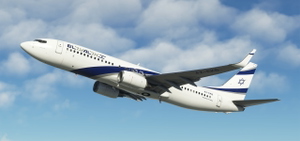 PMDG 737-800 | El Al Israel Airlines 4X-EKB | 4K thumbnail 2