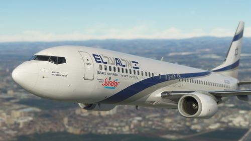 PMDG 737 800 | EL AL Sun Dor 4X-EKI [8K]