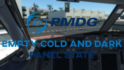 PMDG 737-800 - Empty Cold & Dark Panel State - No Payload + 15% Fuel in Tanks