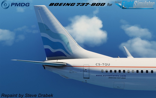 PMDG 737-800 euroAtlantic old (CS-TQU - 2017)