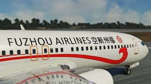PMDG 737-800 Fuzhou Airlines 福州航空 B-1348 8K