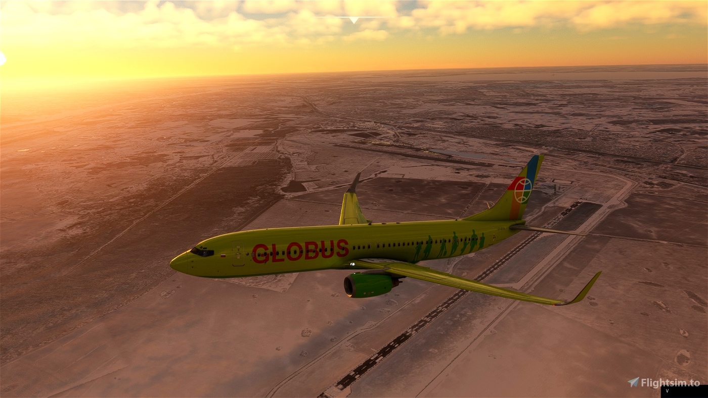 lemmer Settlers Optimisme PMDG 737-800 Globus Airlines for Microsoft Flight Simulator | MSFS