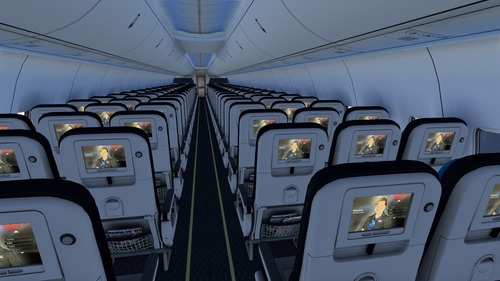 PMDG 737-700/-800 - Inflight Entertainment Screens