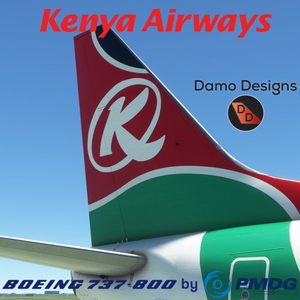 PMDG 737-800 Kenya Airways 5Y-CYC Livery thumbnail 1