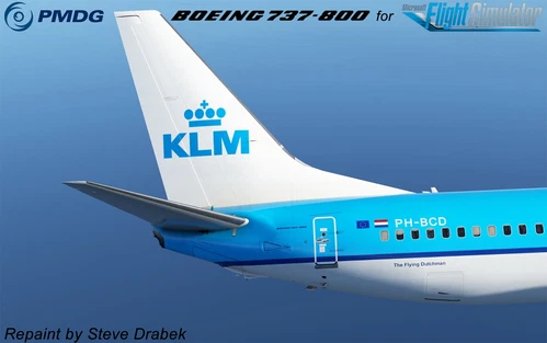PMDG 737-800 KLM Straight Line (PH-BCD- 2018)