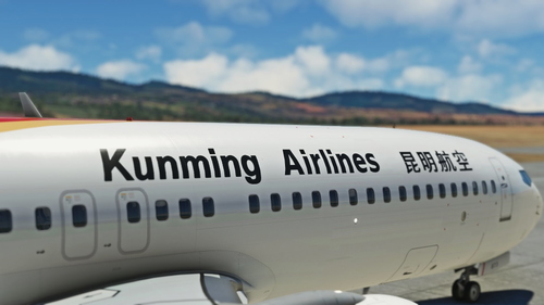 PMDG 737-800 Kunming Airlines 昆明航空 B-7873 8K