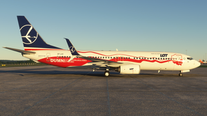 PMDG 737-800 LOT Polish Airlines (SP-LVD) thumbnail 3