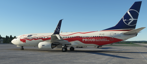 PMDG 737-800 LOT Polish Airlines (SP-LVD) thumbnail 6