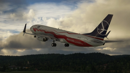 PMDG 737-800 LOT Polish Airlines (SP-LVD)