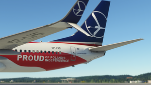 PMDG 737-800 LOT Polish Airlines (SP-LVD) thumbnail 4