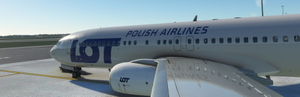 [PMDG 737-800] LOT Polish Airlines (SP-LWB) (Blended Winglets) thumbnail 4