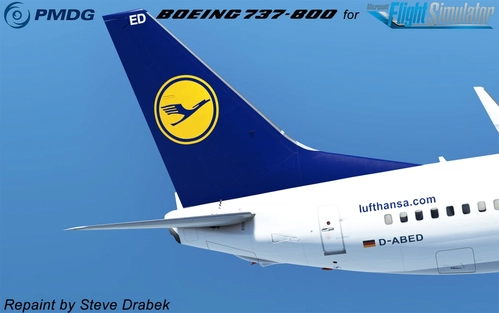 PMDG 737-800 Lufthansa (D-ABED- 1998)