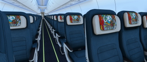 PMDG 737-800 Luxair "60 Years anniversary" LX-LGV w/ Cabin thumbnail 7