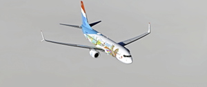PMDG 737-800 Luxair "60 Years anniversary" LX-LGV w/ Cabin thumbnail 3