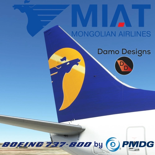 PMDG 737-800 MIAT Mongolian Airlines JU-1015 Livery