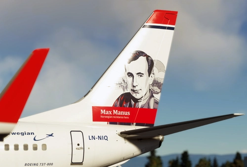PMDG 737-800 Norwegian LN-NIQ "Max Manus" New Design 2022 w/ Cabin (4K)