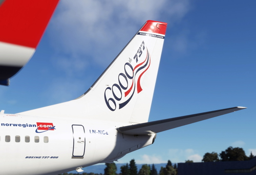 PMDG 737-800 Norwegian LN-NOL "6000th 737" w/ Cabin (4K)