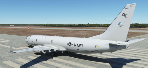 PMDG 737-800 P-8A of the Fighting Marlin's of VP-40 of NAS Whidbey Island, WA. 