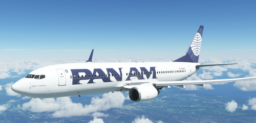 PMDG 737-800 - Pan Am (Modern Livery) [Fictional]