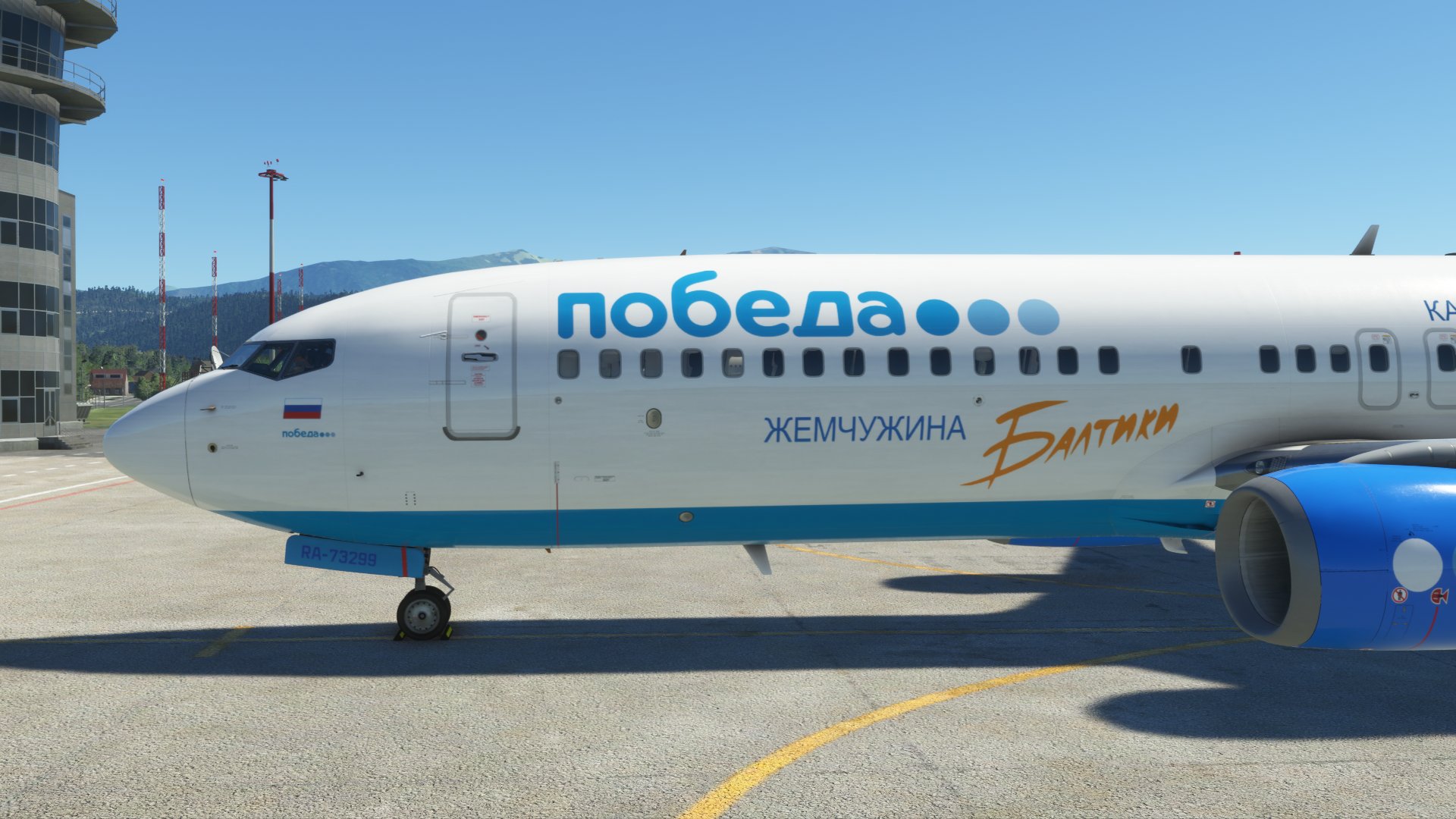 PMDG 737-800 Pobeda  "Pearl of the Baltic"  RA–73299 [4K] - Image 1