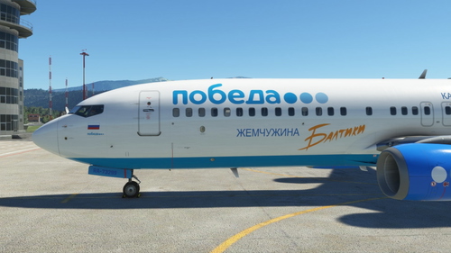 PMDG 737-800 Pobeda  "Pearl of the Baltic"  RA–73299 [4K]
