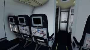 PMDG 737-800 | Pobeda (RA-73225), (RA-73296) 8K | With cabin thumbnail 9