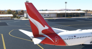 PMDG 737-800 Qantas - VH-VXM 2017 Livery thumbnail 2