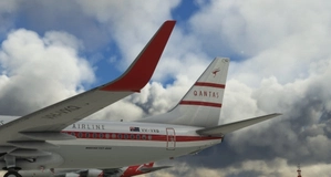 PMDG 737-800 Qantas - VH-VXQ Retro Roo II thumbnail 2