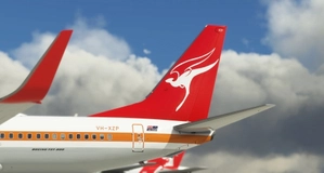 PMDG 737-800 Qantas - VH-XZP Retro Roo thumbnail 2