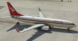 PMDG 737-800 Qantas - VH-XZP Retro Roo thumbnail 7