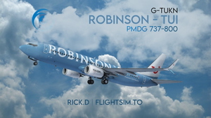 ✈️ PMDG 737-800 | Robinson - TUI | G-TUKN [4K]&nbsp; thumbnail 1