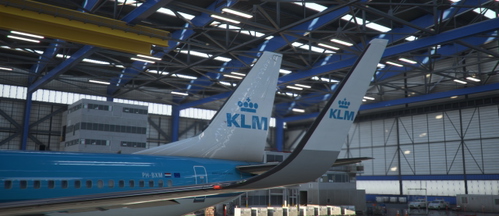PMDG 737-800 | Royal Dutch Airlines | PH-BXM (Replaced Radome)