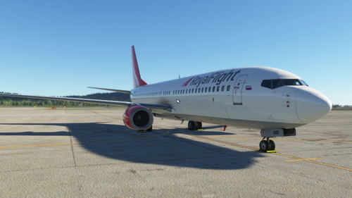 PMDG 737-800 Royal Flight VQ–BRF [4k]