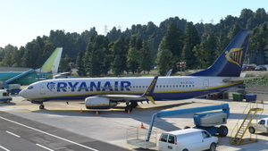 PMDG 737-800 Ryan Air SSW (EI-DLY) Double Pack - Clean and Weathered with Interior thumbnail 5
