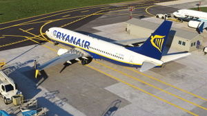 PMDG 737-800 Ryan Air SSW (EI-DLY) Double Pack - Clean and Weathered with Interior thumbnail 11