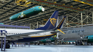 PMDG 737-800 Ryan Air SSW (EI-DLY) Double Pack - Clean and Weathered with Interior thumbnail 1