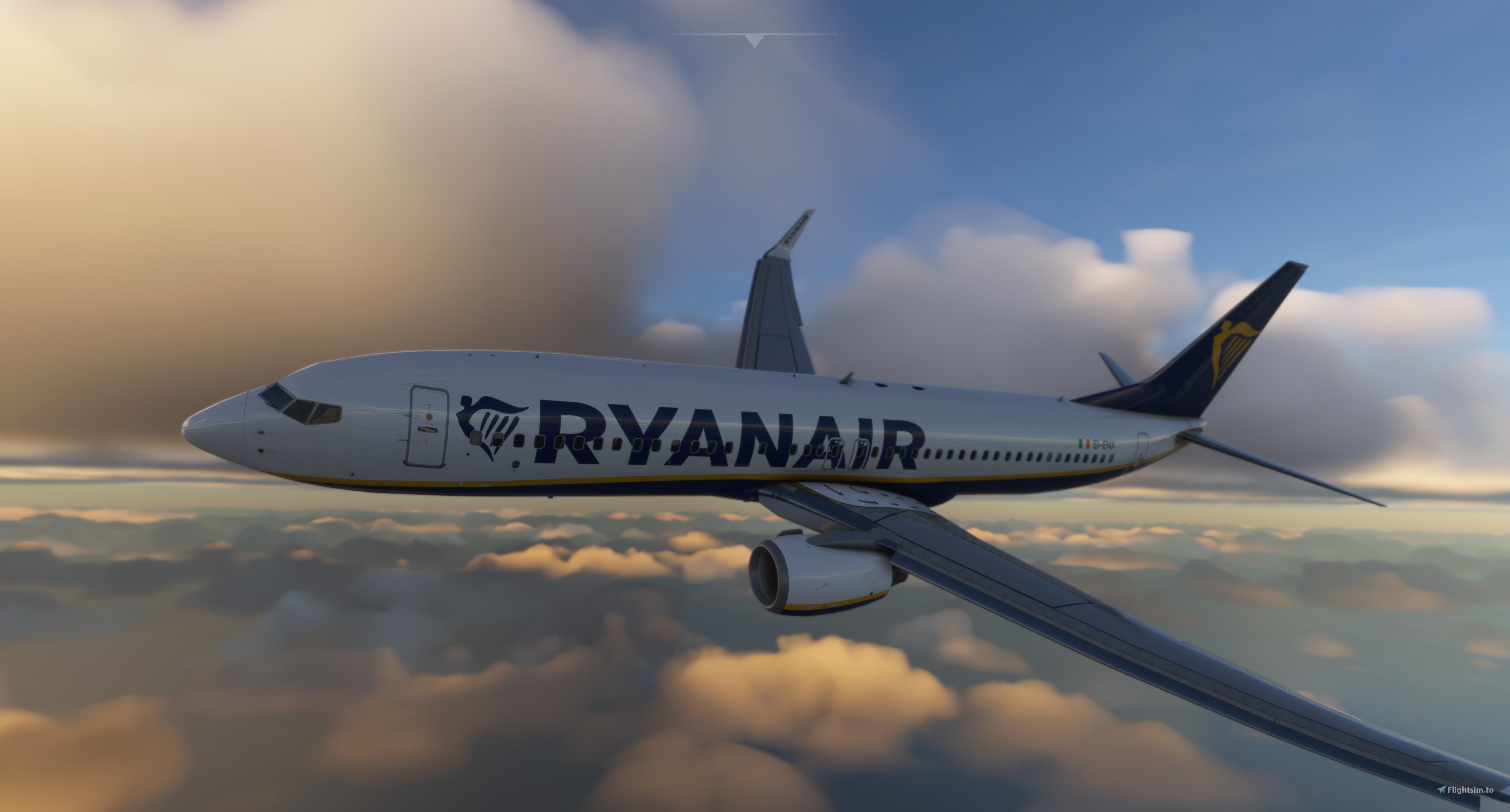 PMDG 737-800 Ryanair Livery Pack & Cabin - Image 1
