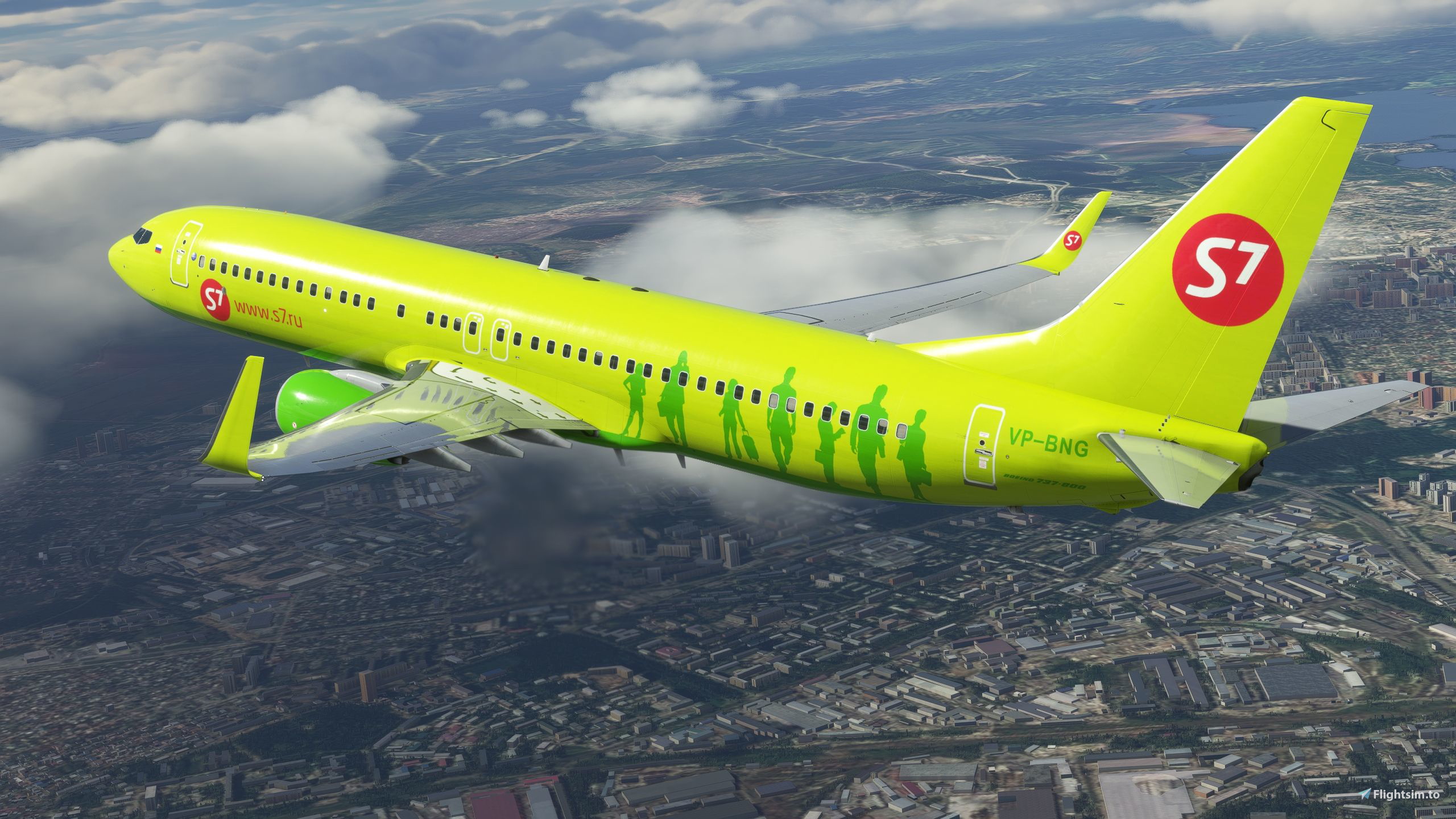 PMDG 737-800 | S7 Airlines Old | VP-BNG and RA-73668 - Image 1