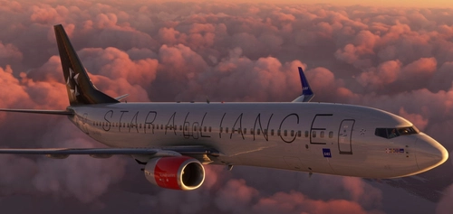 PMDG 737-800 SAS Scandinavian Airlines LN-RRE Star Alliance