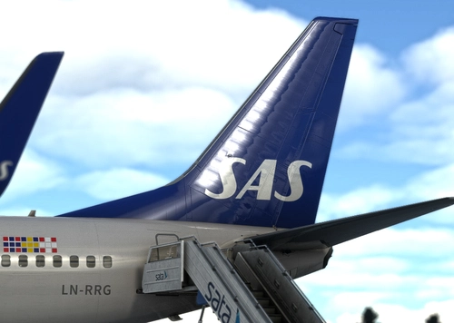 PMDG 737-800 Scandinavian Airlines LN-RRG & LN-RGI | 4K | w/ Cabin