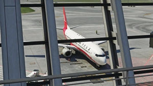 PMDG 737-800 Shanghai Airlines 上海航空公司 B-1151 8K (NEWER TYPE) thumbnail 9
