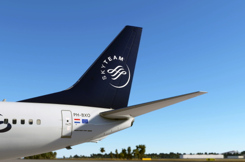 PMDG 737-800 SkyTeam  KLM PH-BXO (Fictional)