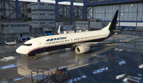 PMDG 737-800 Spantax (EC-DZH) 