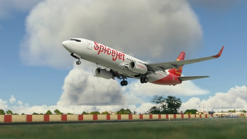 PMDG 737-800 Spice Jet (Weathered) VT-SPS